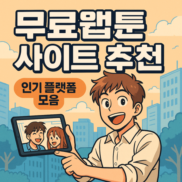 무료웹툰 사이트 추천 및 인기 웹툰 플랫폼 모음