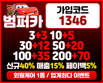 범퍼카 안전 놀이터 도메인 주소 및 가입 코드 안내